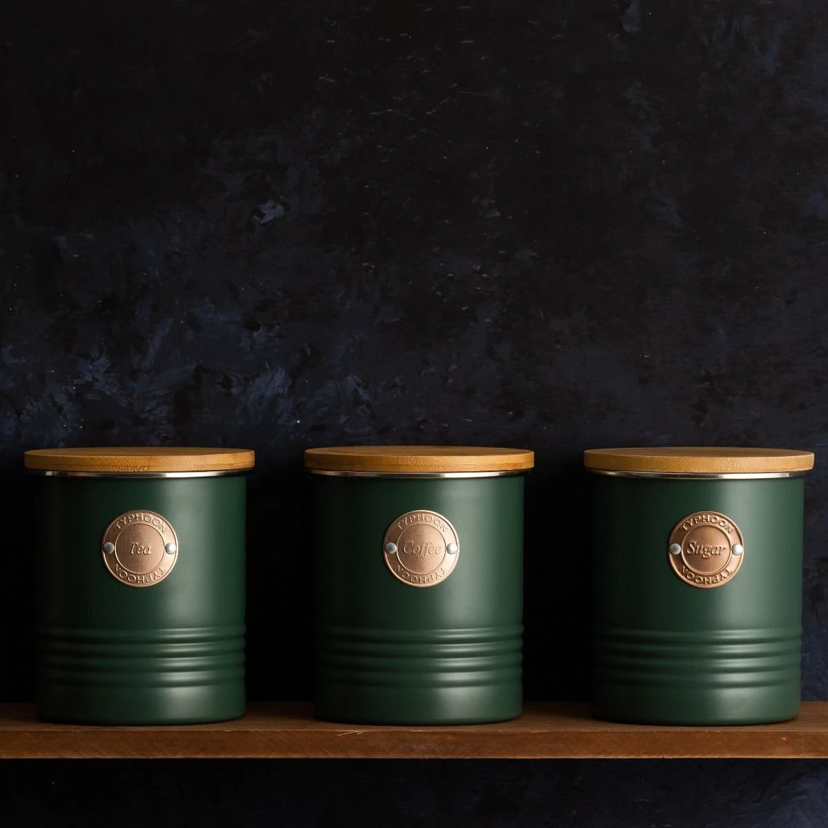 Typhoon Living Collection 1-Quart Tea Canister | Green 2 Typhoon Living Collection 1-Quart Tea Canister | Green - Image 2