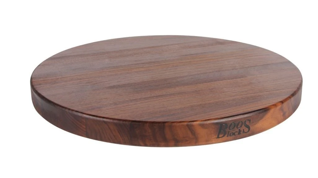 John Boos - 18" Round Cutting Board - Edge Grain – Walnut 1 John Boos - 18" Round Cutting Board - Edge Grain – Walnut