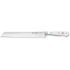 Wusthof Classic White 9" Bread Knife | Double Serrated