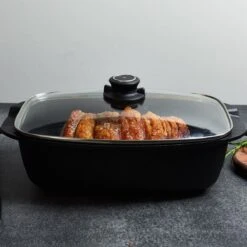 Swiss Diamond | XD Roaster With Lid - 13" X 8" (5.3 Quart) -Kitchen Supplies xd61033c v10