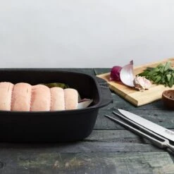 Swiss Diamond | XD Roaster With Lid - 13" X 8" (5.3 Quart) -Kitchen Supplies xd61033cv1a