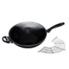 Swiss Diamond | XD Wok With Lid And Rack - 12.5"