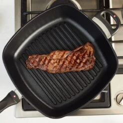 Swiss Diamond | HD Deep Square Grill Pan - 11" X 11" 9 Swiss Diamond | HD Deep Square Grill Pan - 11" X 11" -Kitchen Supplies xd66281v1