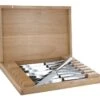 Zwilling J.A. Henckels Steak Knives - Stainless Steel 8 PC Set In Wood Presentation Box